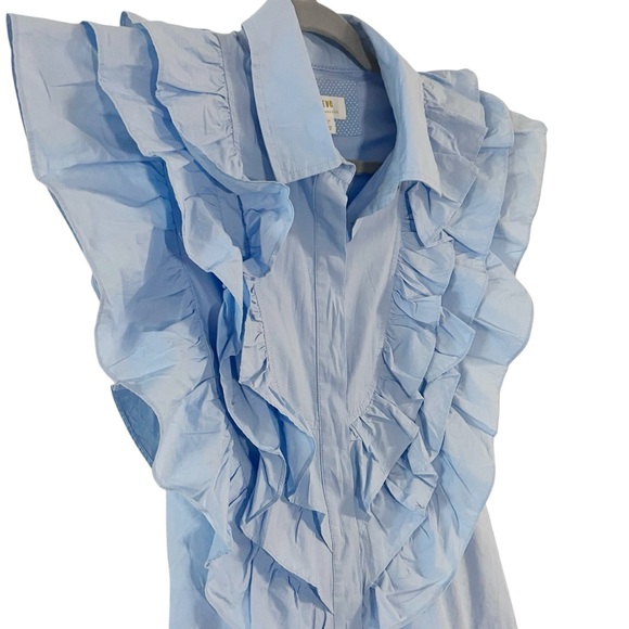 Maeve Ruffle Front Mini Dress - Picture 7 of 12